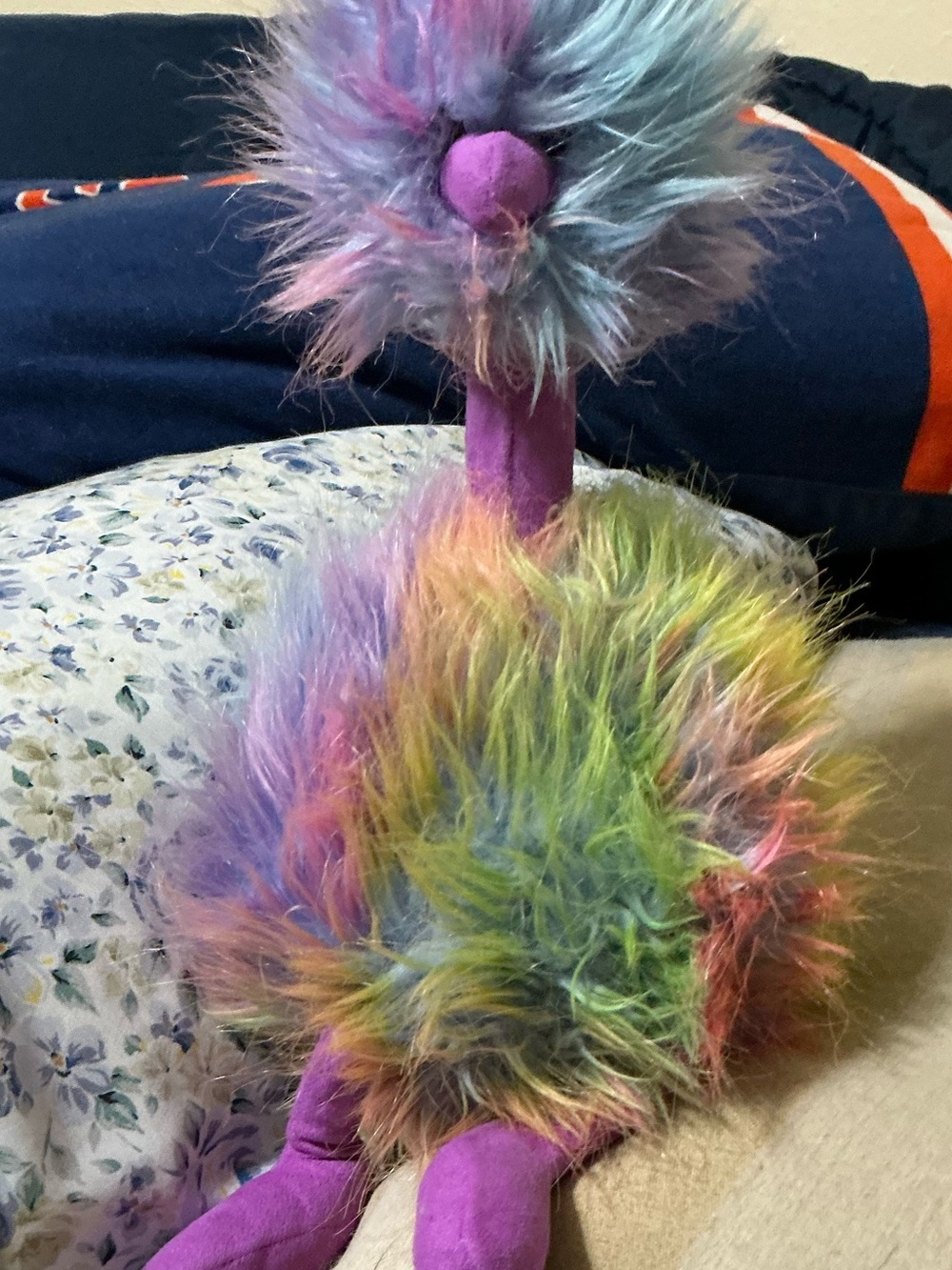 Authentic  retired Jellycat Rainbow Pompom Bird